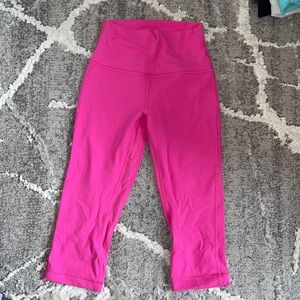 sonic pink lulu align leggings